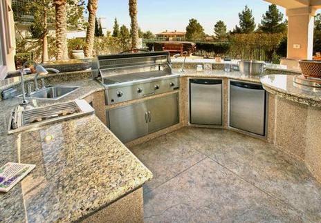 Outdoor Kitchen Countertops, Outdoor Countertops